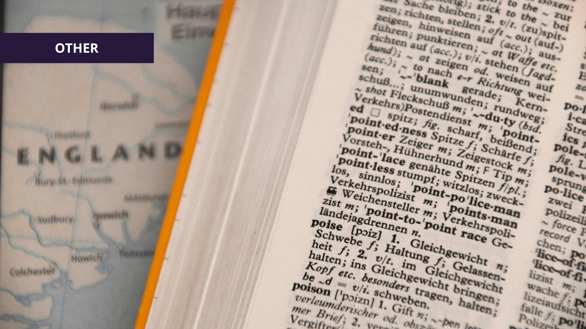 dictionary in English